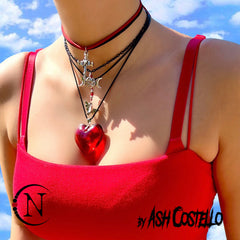 Nocturnal 4 Piece NTIO Necklace/Choker Stack by Ash Costello
