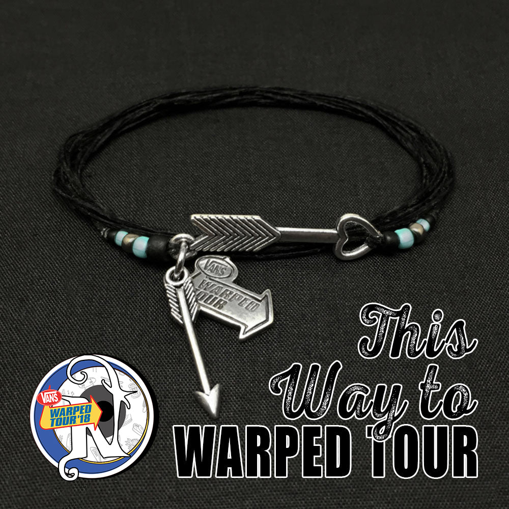 This Way to Warped Tour NTIO Bracelet with Glow Beads by Vans Warped Tour