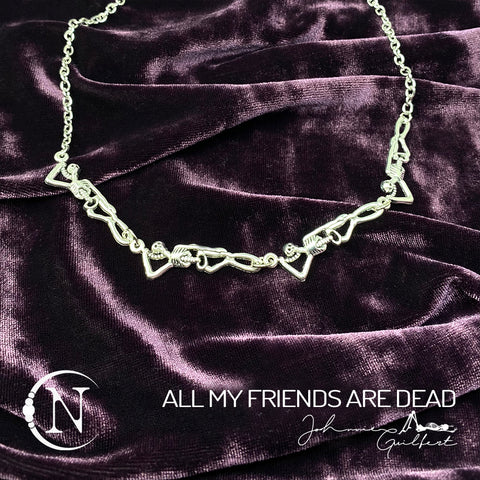 Choker/Necklace ~ All My Friends Are Dead by Johnnie Guilbert