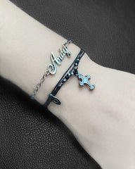 Chain Bracelet ~ Andy Nameplate  by Andy Biersack
