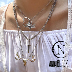 Andy Biersack Classic 3 Piece Necklace/Choker Stack
