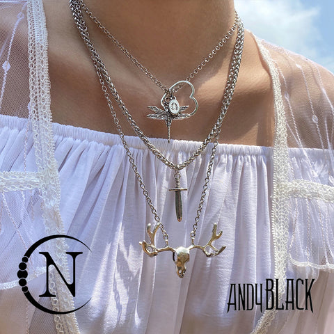 Andy Biersack Classic 3 Piece Necklace/Choker Stack