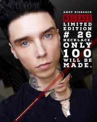26 Pendant Necklace~ by Andy Biersack ~Limited