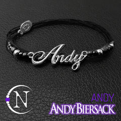 Andy ~ NTIO Nameplate Bracelet by Andy Biersack