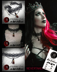 Blood Vial ~ Eternal Love Choker by Ash Costello ~ Alt Press Necklace ~ Limited Edition