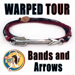 Red Bands and Arrows NTIO Bracelet by Vans Warped Tour