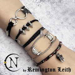 Silver Until Death NTIO Bracelet/Choker/Necklace by Remington Leith