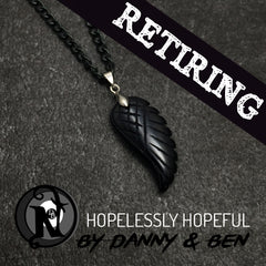 Black Hopelessly Hopeful NTIO Necklace Danny Worsnop & Ben Bruce Only 3 More!