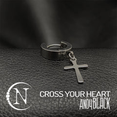 Earring Cross Your Heart NTIO by Andy Biersack