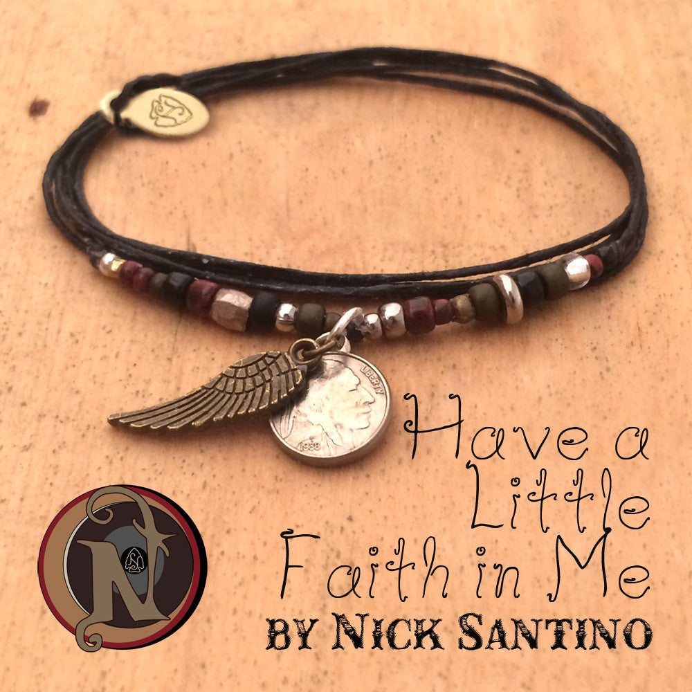 Have a Little Faith in Me Limited Edition Vintage NTIO Bracelet by Nick Santino~ Only 1 Remains