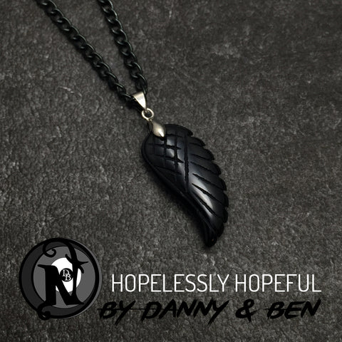 Black Hopelessly Hopeful NTIO Necklace Danny Worsnop & Ben Bruce Only 3 More!