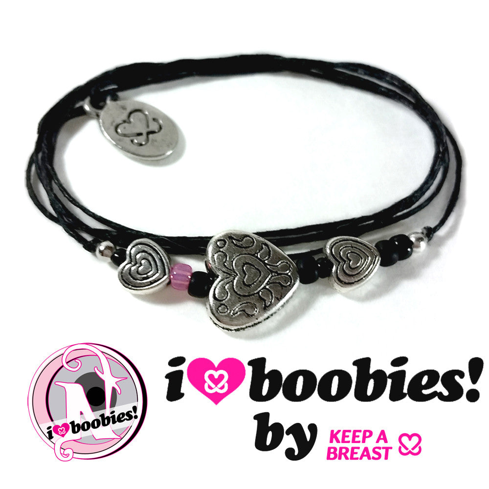 I Heart Boobies NTIO Bracelet by Keep a Breast