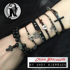 Rosary Bracelet Knives and Pens by Andy Biersack