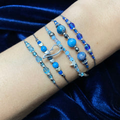 September Sapphire NTIO Birthstone Bracelet