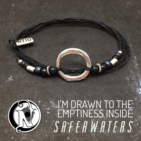 I'm Drawn to the Emptiness Inside NTIO Bracelet by Saferwaters