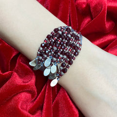 January Garnet NTIO Birthstone Bracelet