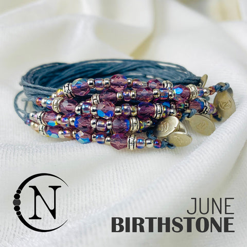 June Alexandrite NTIO Birthstone Bracelet