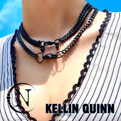 Kellin Quinn I'm Just Pissed 2 Piece NTIO Necklace/Choker Stack