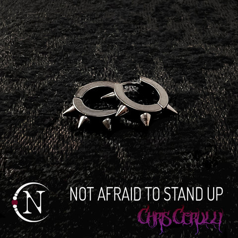 Earrings ~ Not Afraid To Stand Up By Chris Cerulli