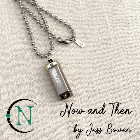 Now and Then Harmonica Necklace by Jess Bowen