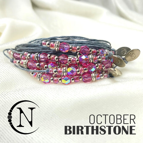 October Opal NTIO Birthstone Bracelet
