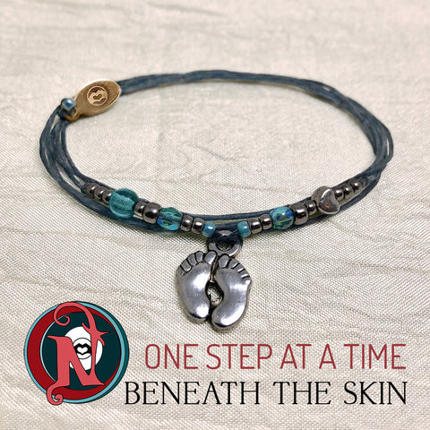 One Step at a Time NTIO Bracelet by Beneath The Skin
