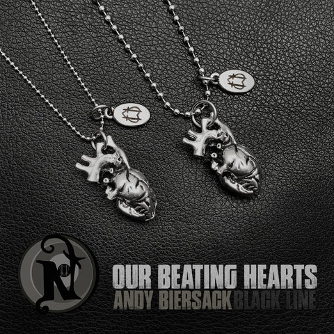 Our Beating Hearts Couples Bundle NTIO Necklace by Andy Biersack