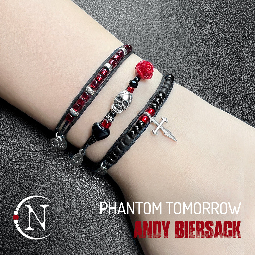 3 Piece Phantom Tomorrow NTIO Bracelet Bundle by Andy Biersack