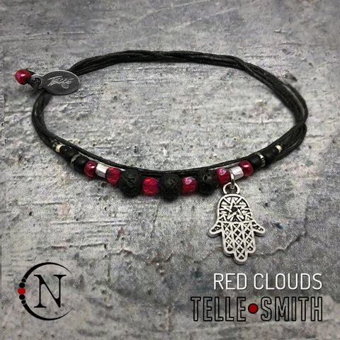 Red Clouds NTIO Bracelet by Telle Smith