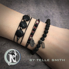Red Clouds NTIO Bracelet by Telle Smith