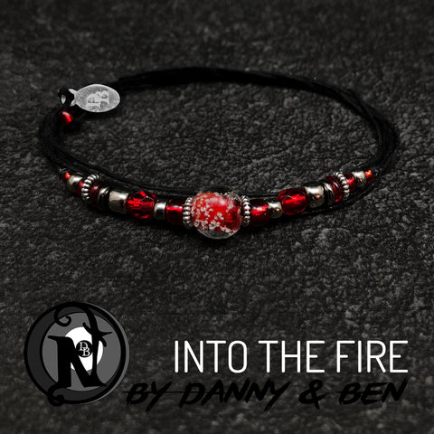 Red Into The Fire NTIO Bracelet Danny Worsnop & Ben Bruce