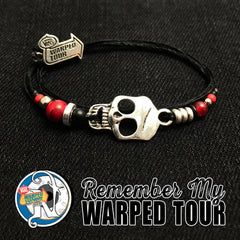 Red Remember My Warped Tour NTIO Bracelet by Vans Warped Tour