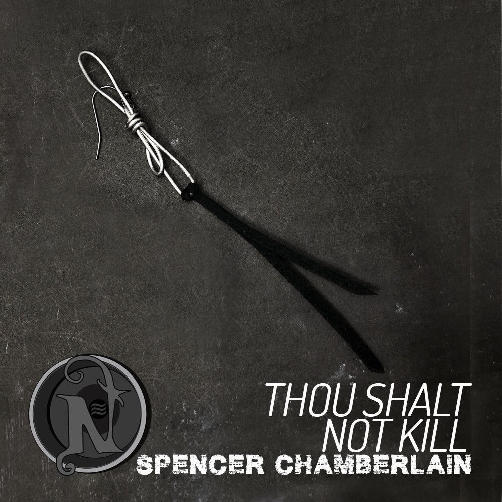 Thou Shalt Not Kill NTIO Earring by Spencer Chamberlain