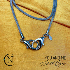 You And Me NTIO Clasp Necklace/Choker by Lilith Czar ~ Very Limited