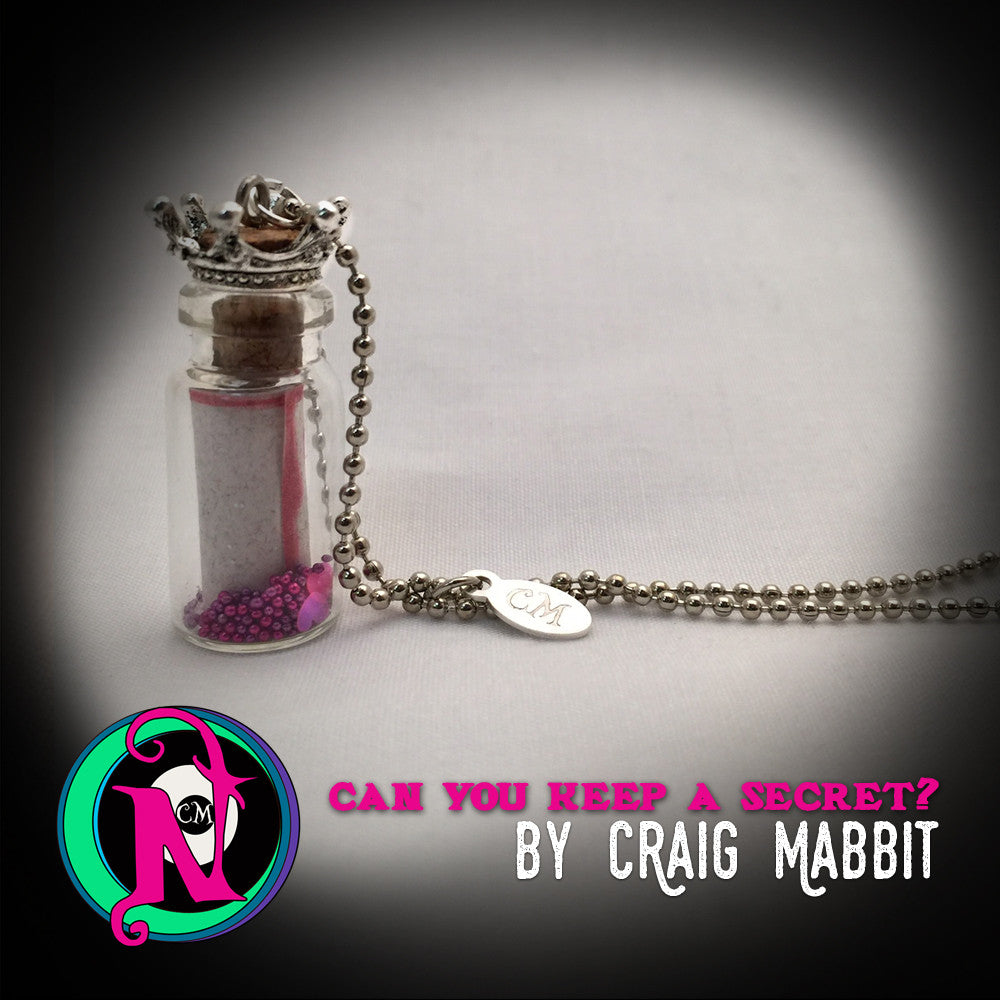 Can You Keep a Secret Vial Necklace by Craig Mabbitt