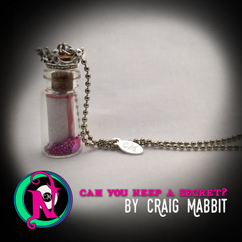 Can You Keep a Secret Vial Necklace by Craig Mabbitt