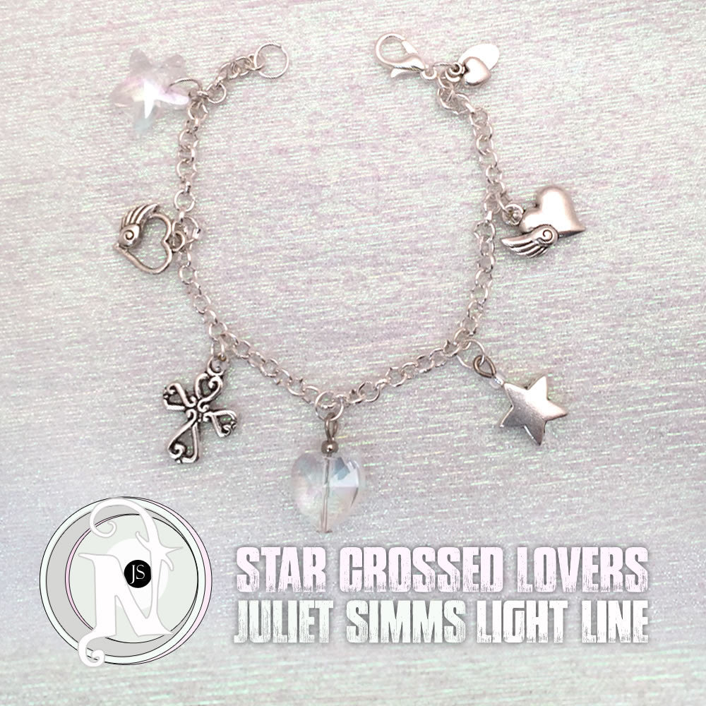 Star Crossed Lovers NTIO Charm Bracelet/Choker by Juliet Simms